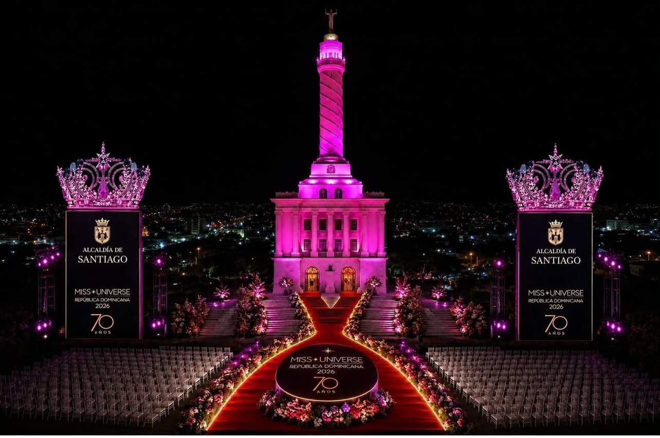 Miss República Dominicana en la Ciudad Corazón.