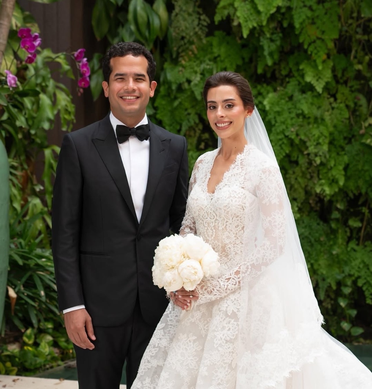 Alexia y Omar unidos por el amor y la complicidad.