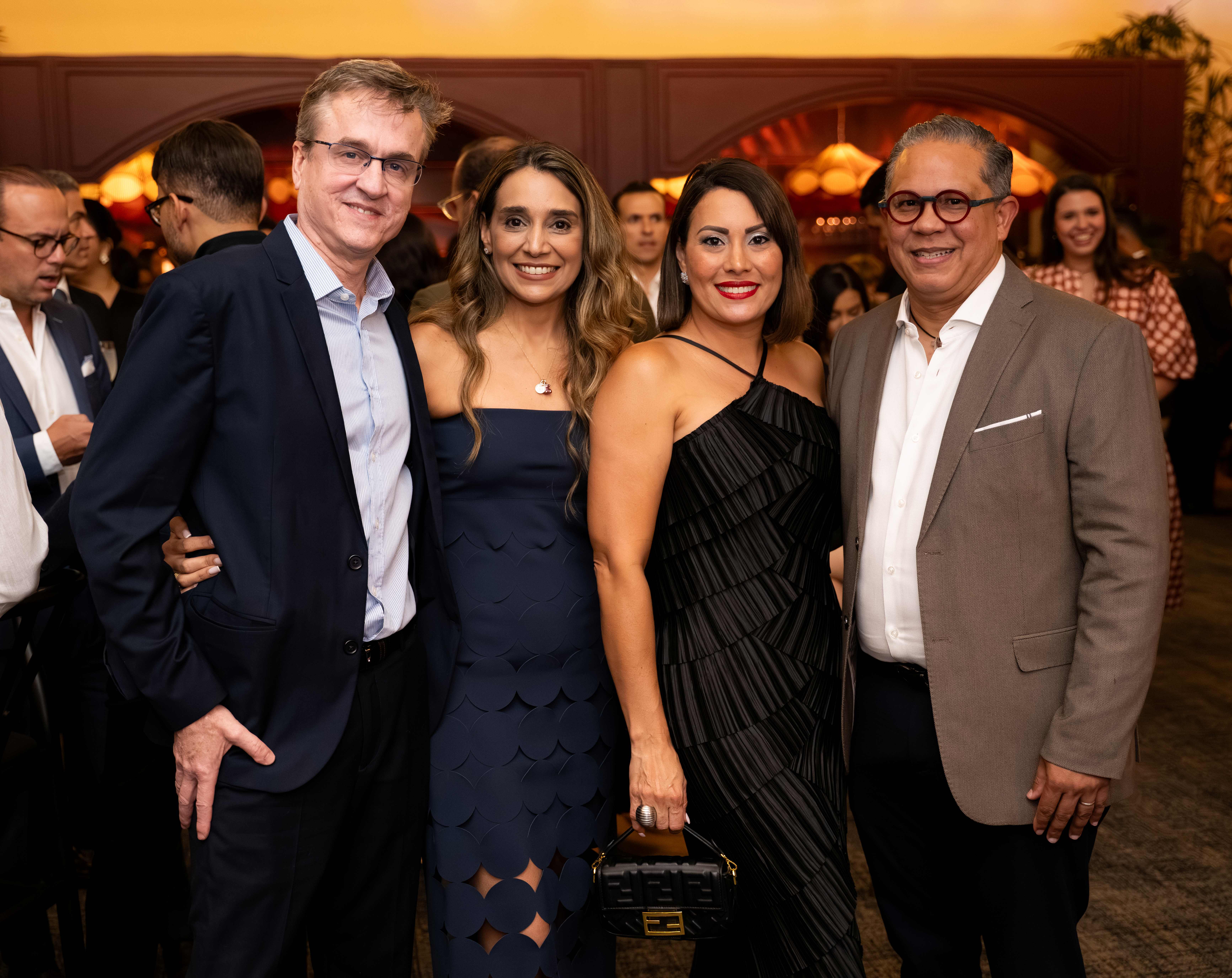 Robert Langlands, Jacqueline Miranda, Jenny Fernández y Sergio Guzmán