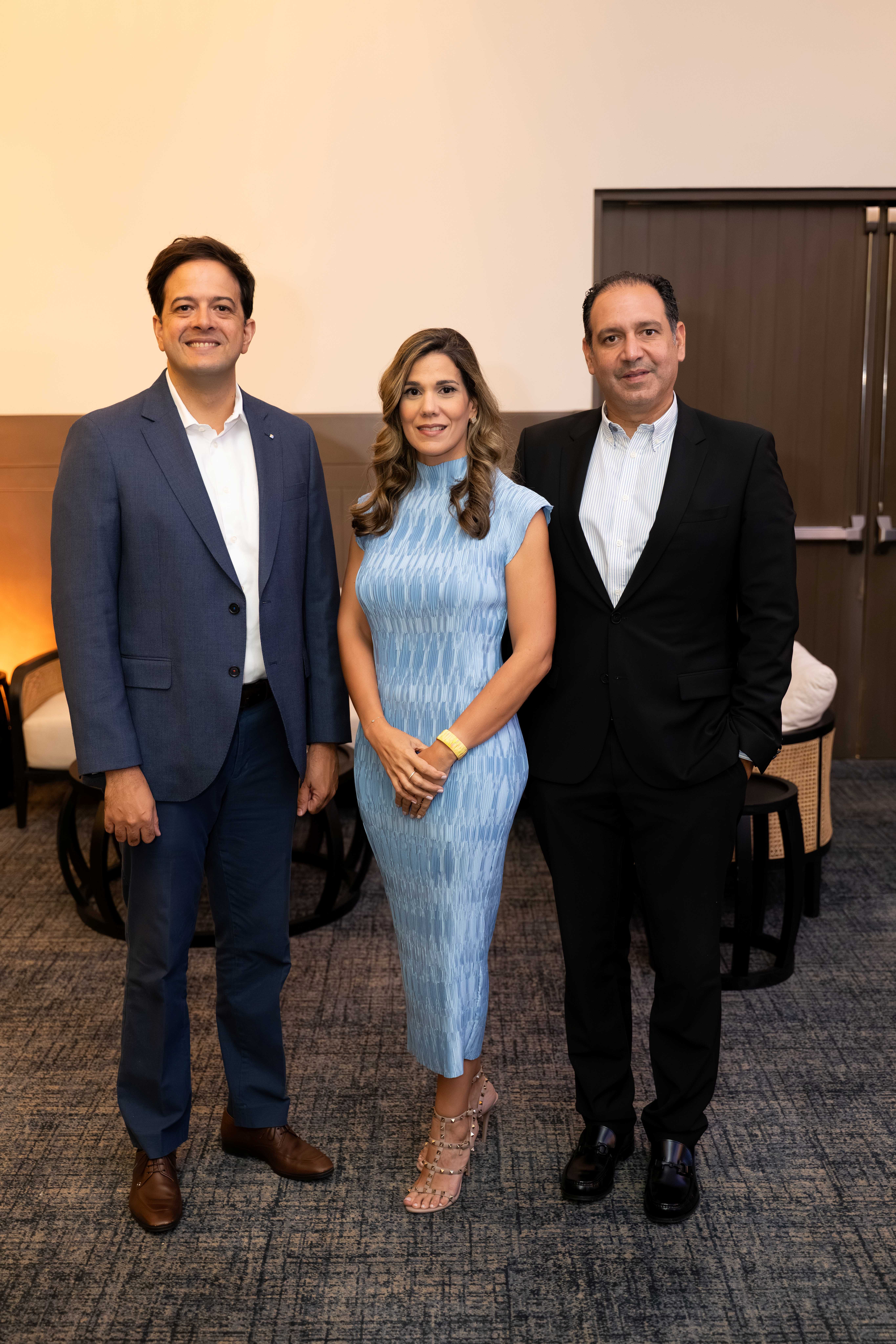 Ariel Fernández, Melina Vargas y Raymundo Yunén