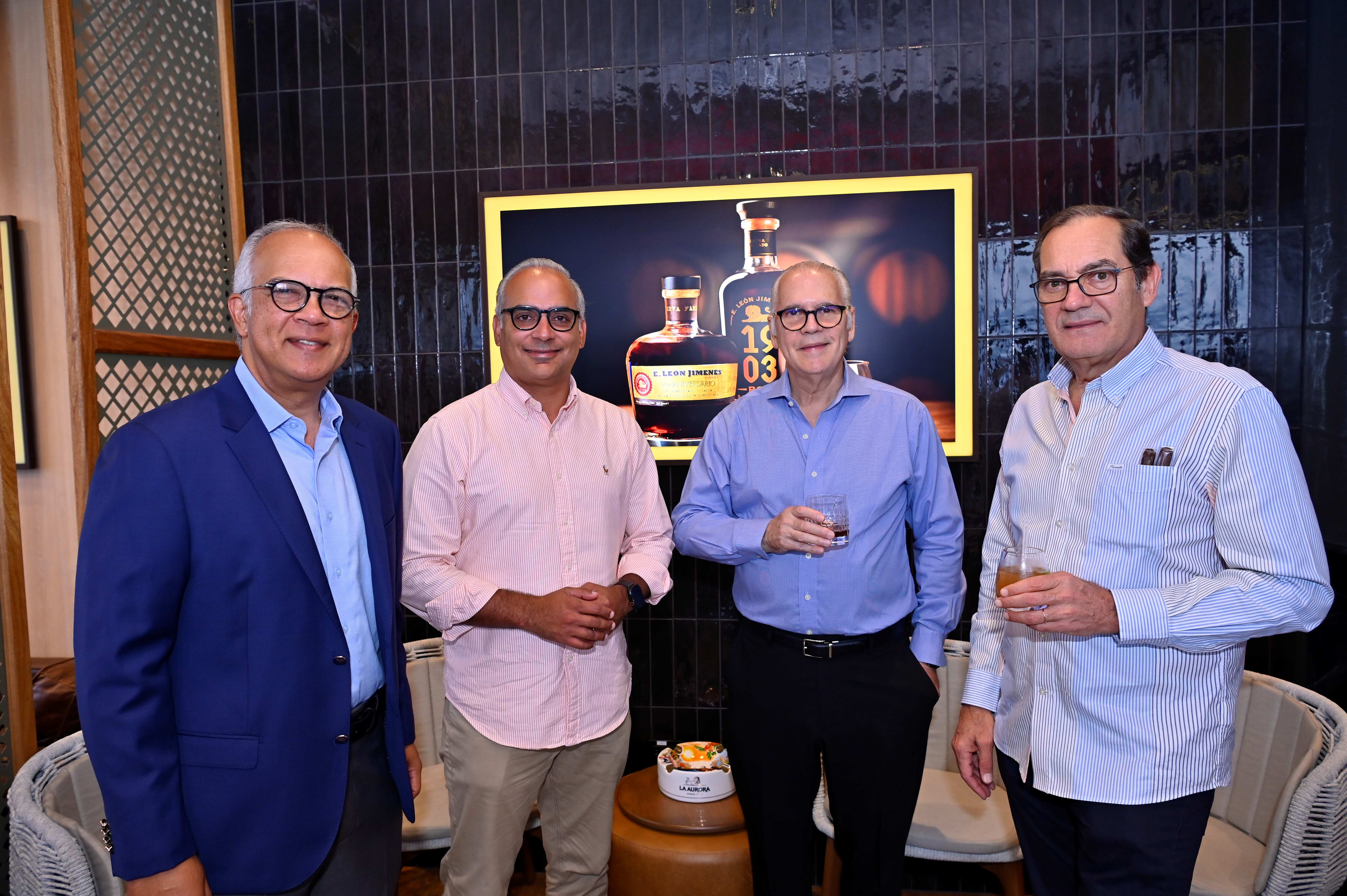 Arturo Sang, Jeffey Infante, José Lorenzo López Pellerano y Guillermo León.